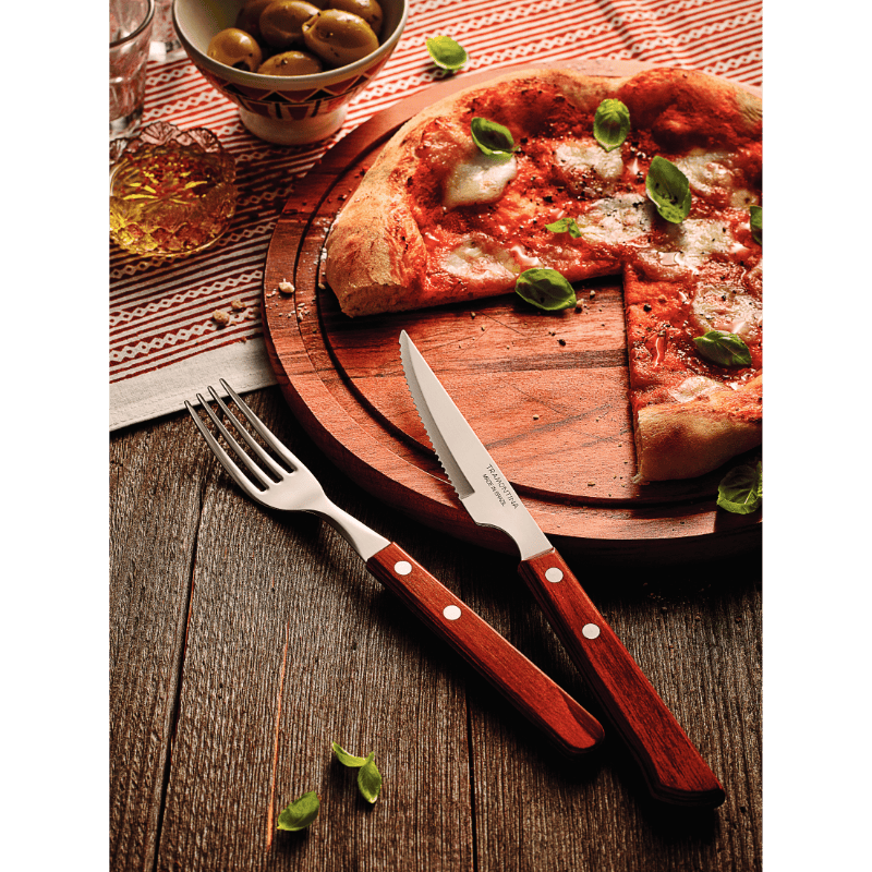 4" (10cm) Steak Knife, Brown - Image 2