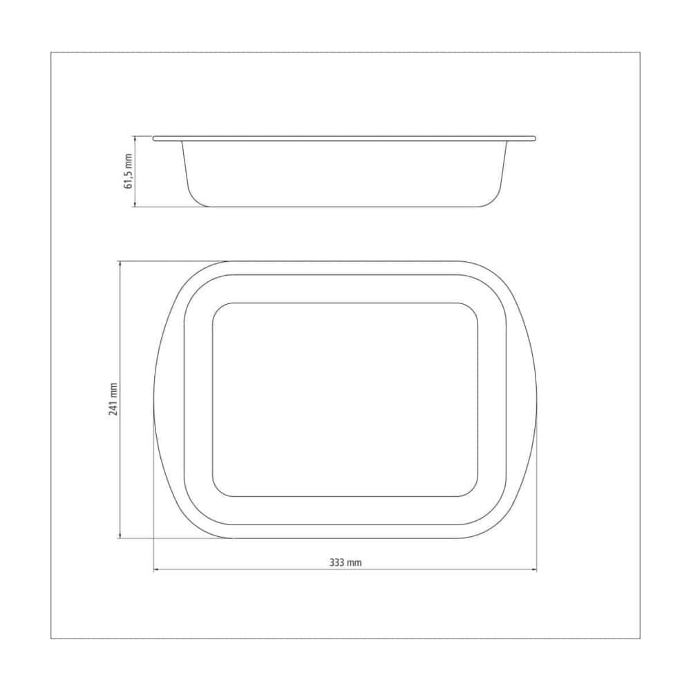 Aluminium Deep Roasting Pan with Interior Nonstick Coating - 28 cm - Image 7