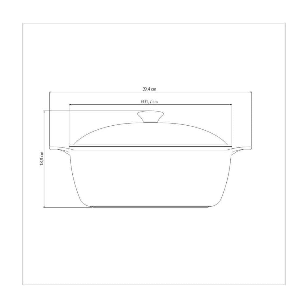 Non-stick Coating Casserole 30cm and 6.8 L - Lyon (non-stick) - Image 5