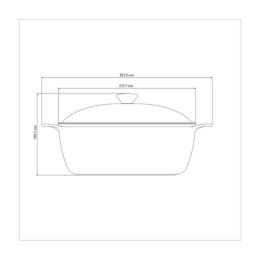 Non-stick Coating Casserole 30cm and 6.8 L - Lyon (non-stick) - Image 6