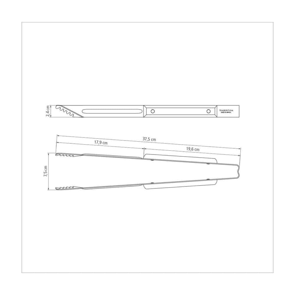 Meat Tong 37cm, Brown - Image 3