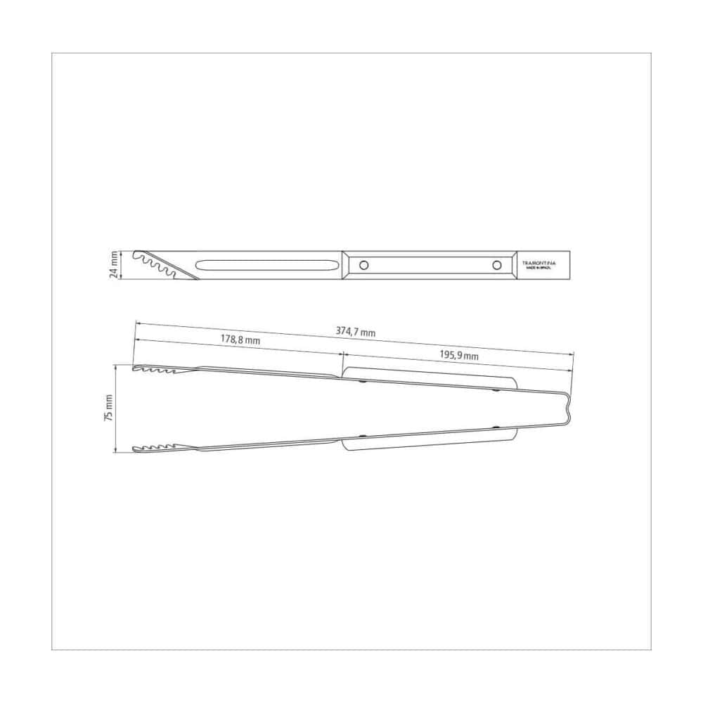 Meat Tong 37cm, Brown - Image 4