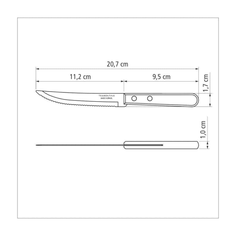 6pc. Steak Knives, Not Dishwasher Safe - Image 3