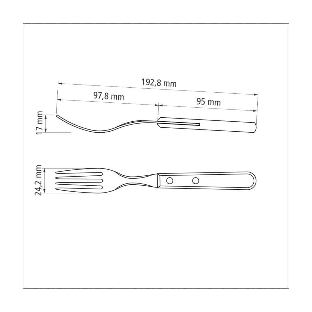 6pc Table Forks, Not Dishwasher Safe - Image 4