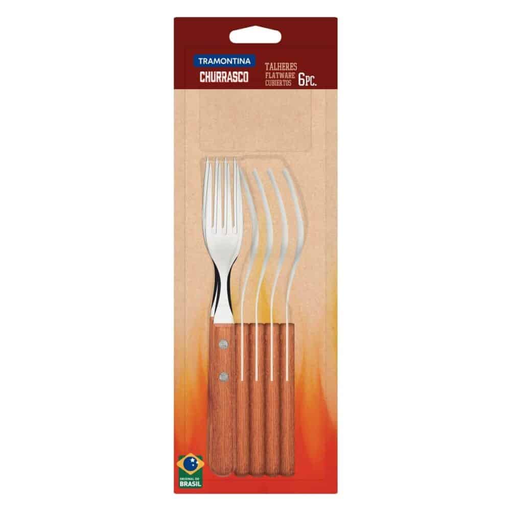 6pc Table Forks, Not Dishwasher Safe - Image 2
