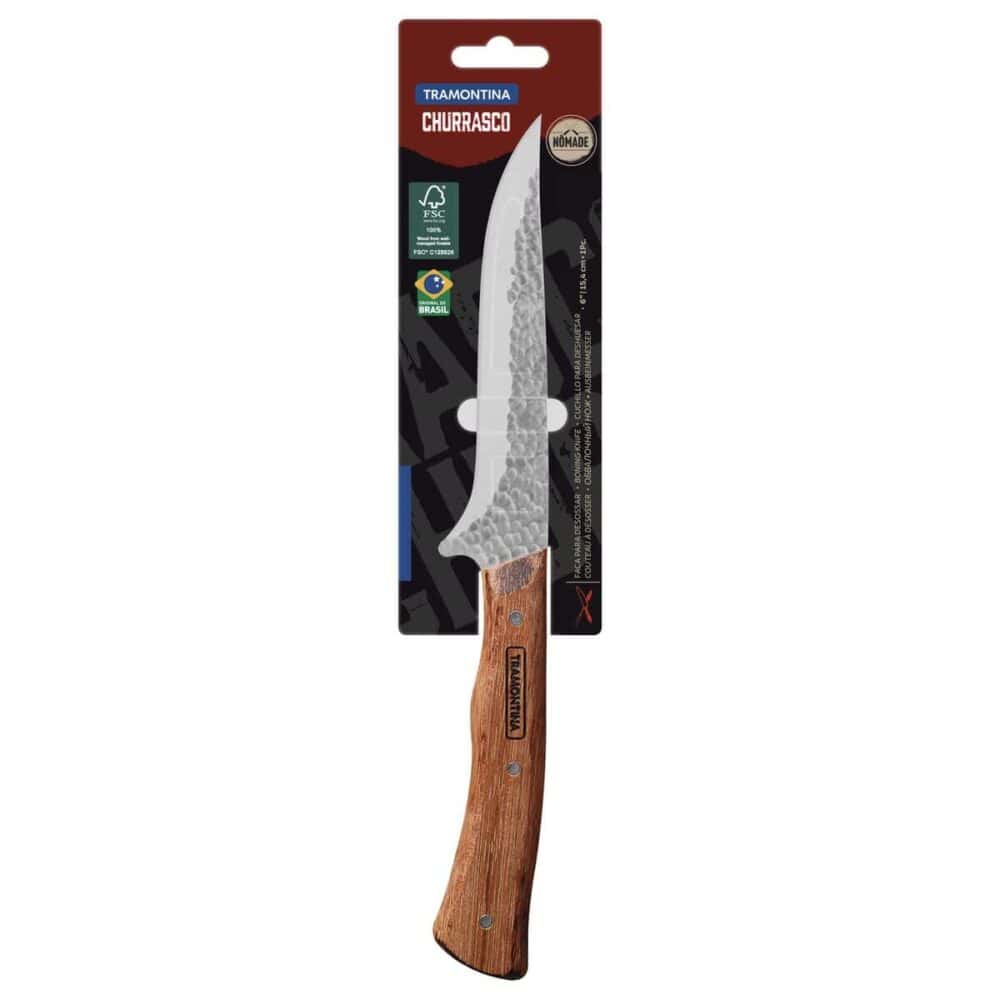 Nômade 6" Boning Knife with Stainless-Steel Blade and Wood Handle - Image 3