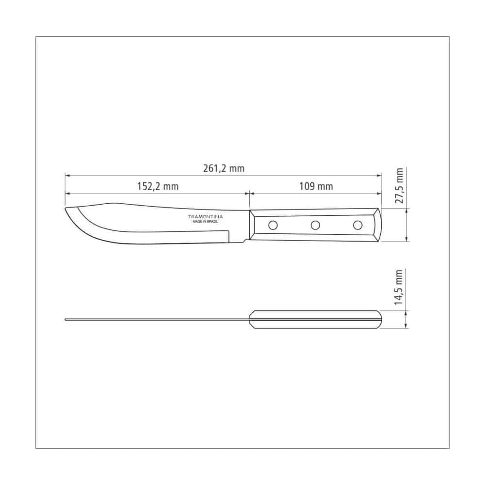 6" (15cm) Butcher Knife - Image 3