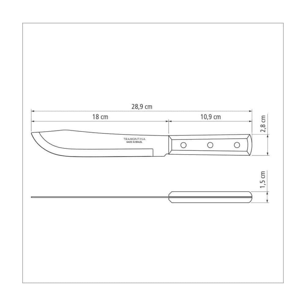 7" (18cm) Butcher Knife - Image 2