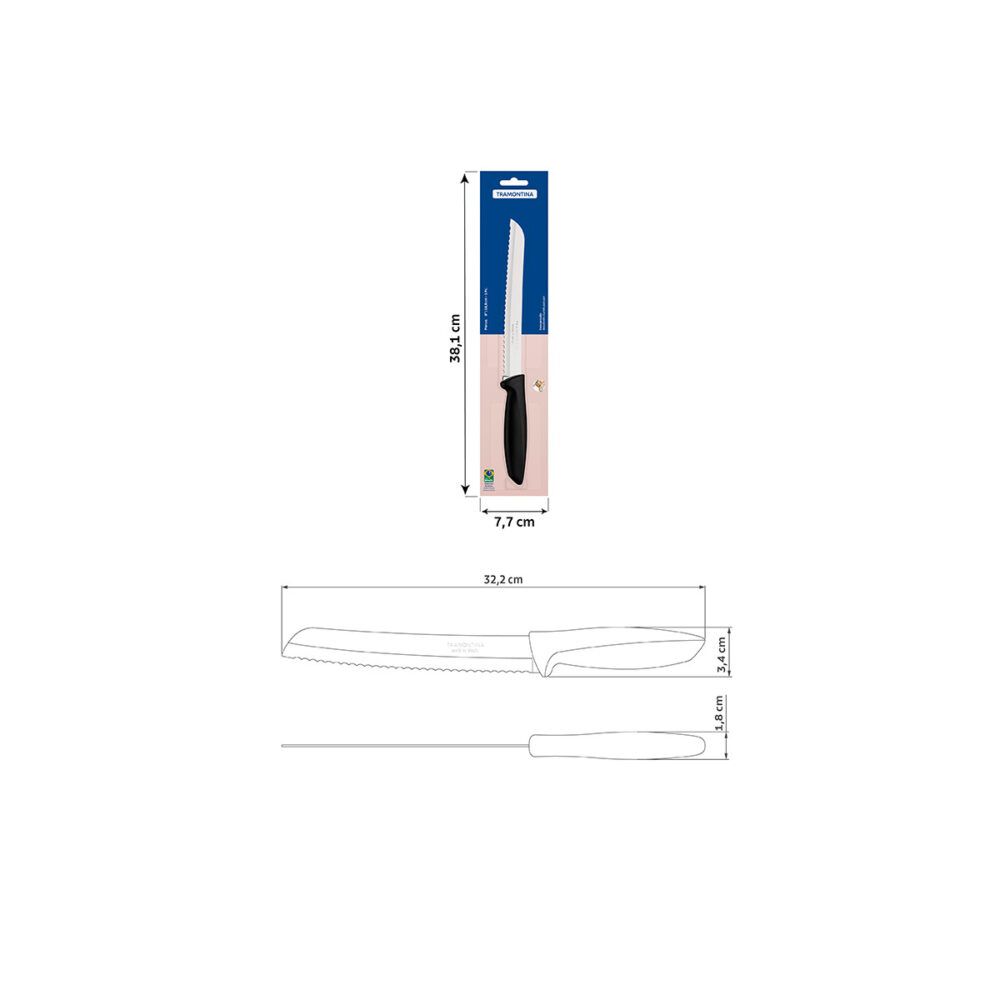 8" (20cm) Bread Knife (blister packaging) - Image 4