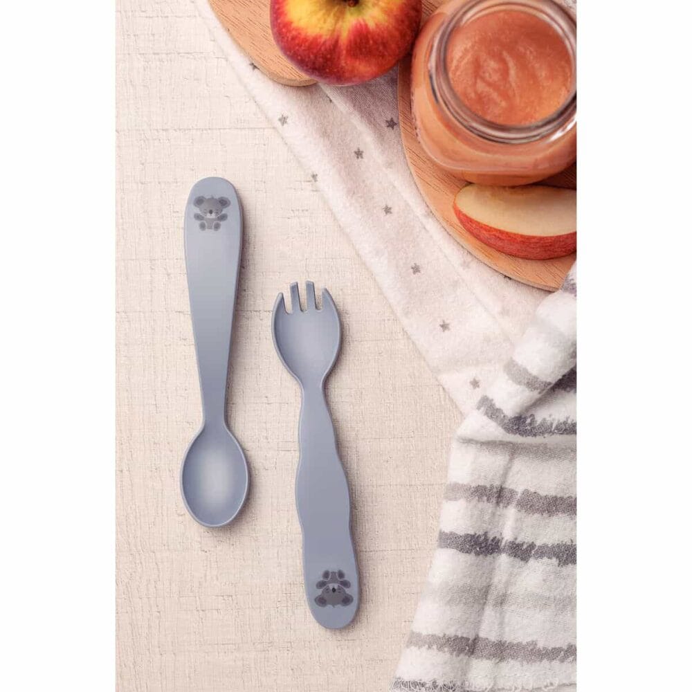 2pc. Grey Children's Flatware Set - Image 5