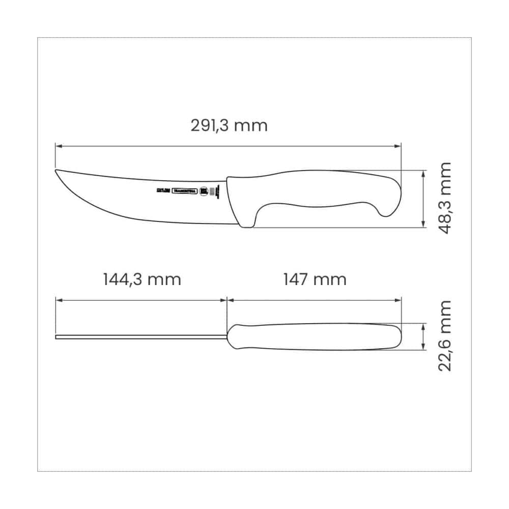 Tramontina Professional Meat Knife 2 - Yellow - 15.0 cm - Image 3