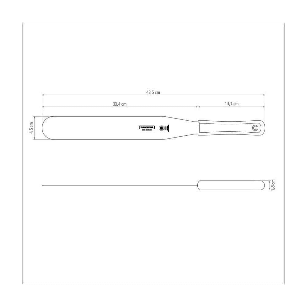 12" (30cm) Bakers Spatula - Image 4