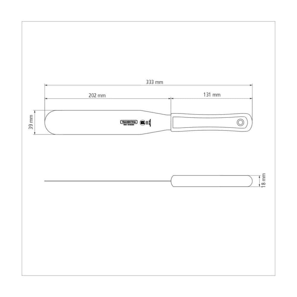 8" (20cm) Bakers Spatula - Image 5