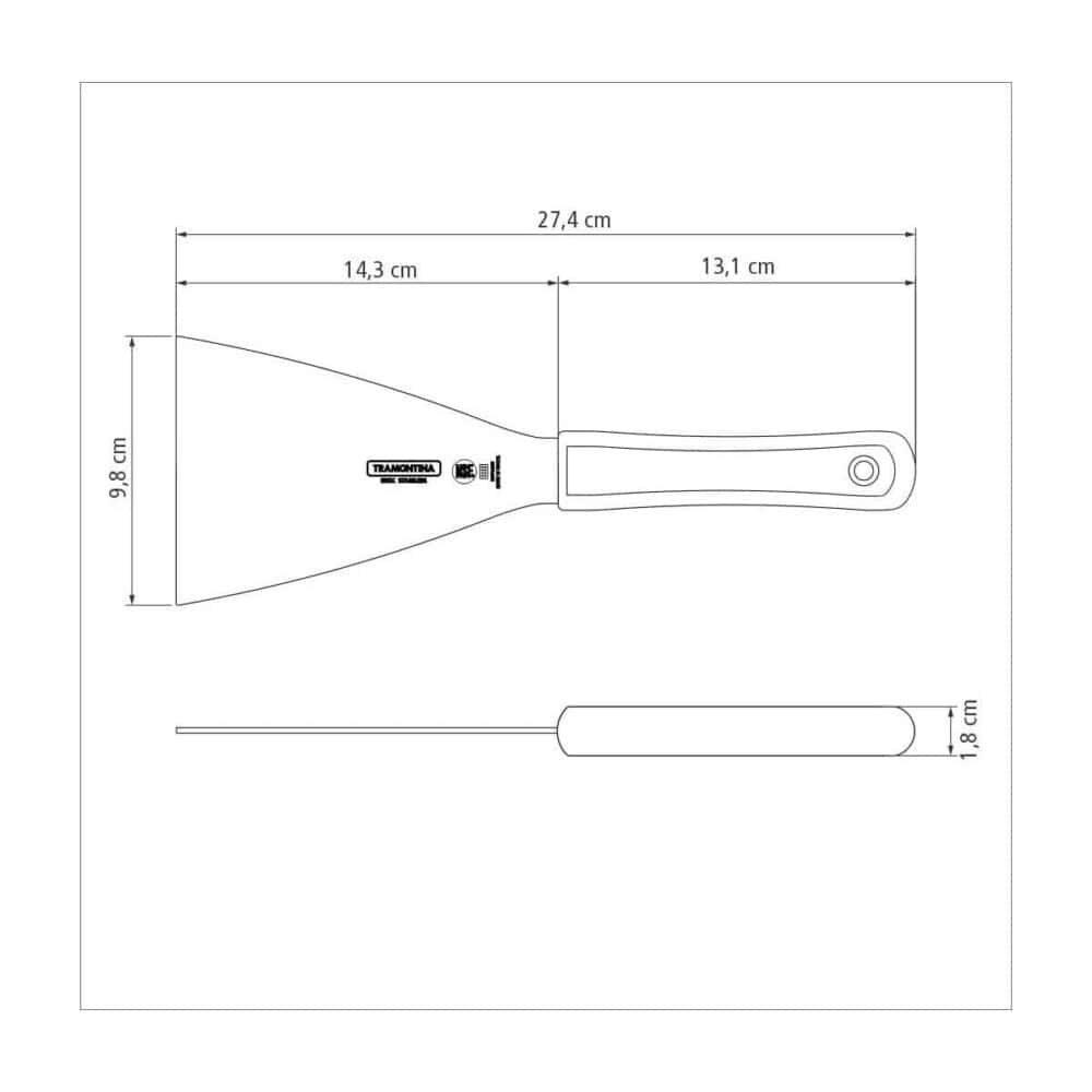 5 x 4 Hamburger Spatula - Image 4