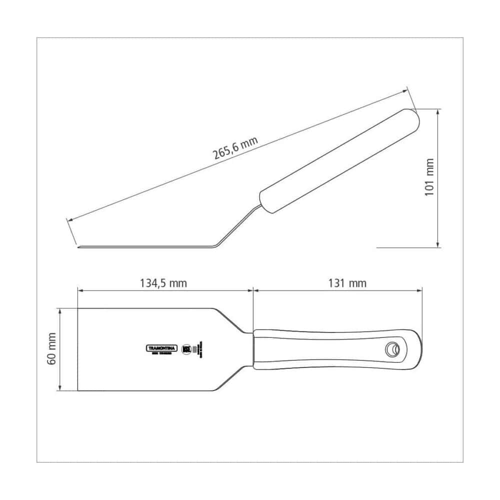 5 x 2 1/2 Fried Food Spatula - Image 7