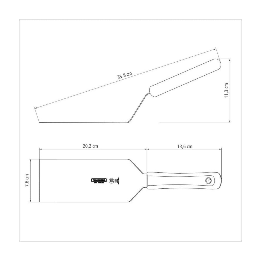 8x3 Fried Food Spatula - Image 5