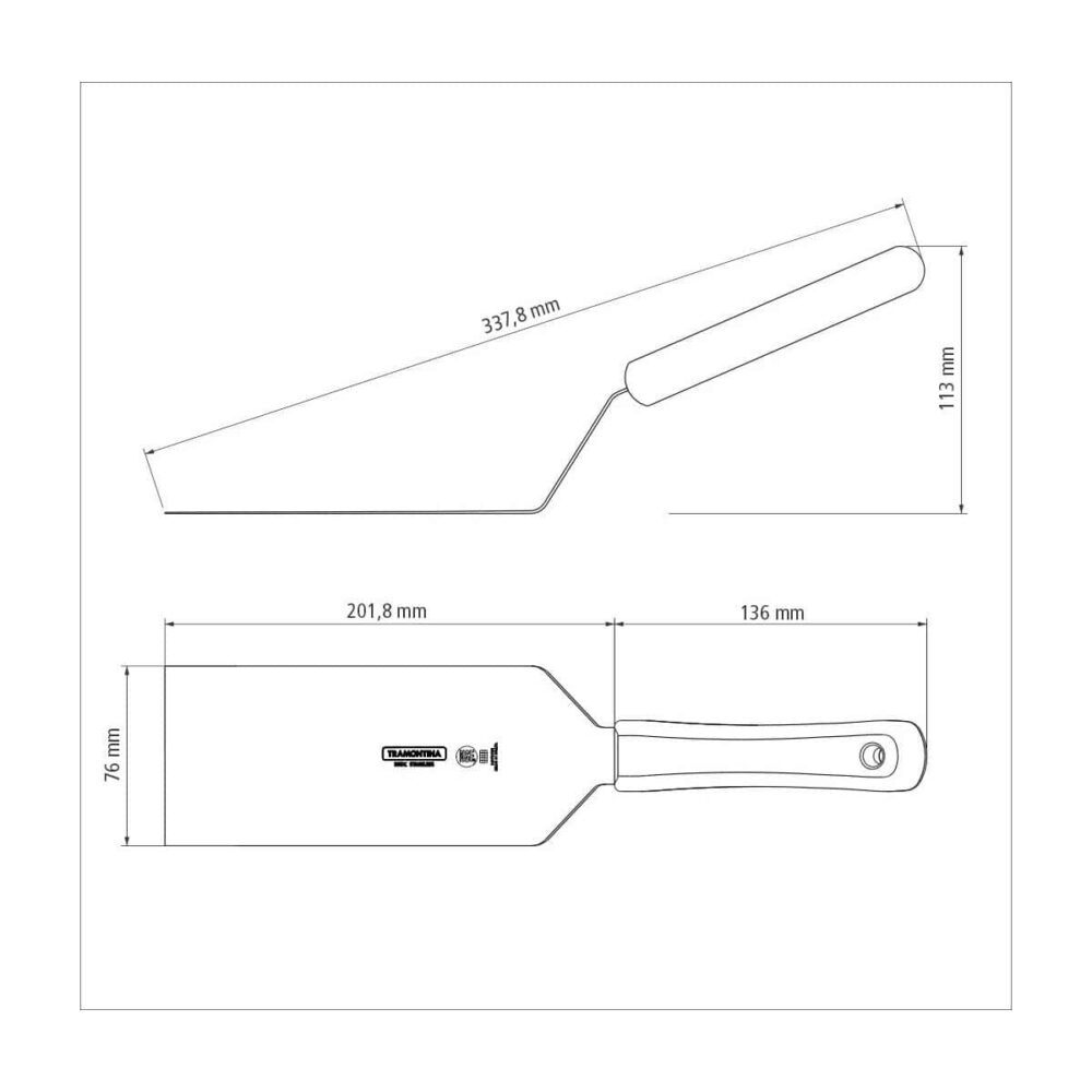 8x3 Fried Food Spatula - Image 6