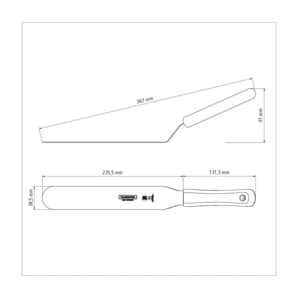 10" (25cm) Bakers Spatula Professional - Image 7