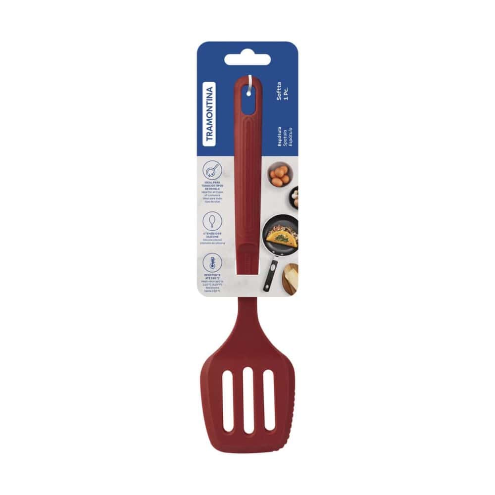 Softta Red Silicone Slotted Spatula - Image 7
