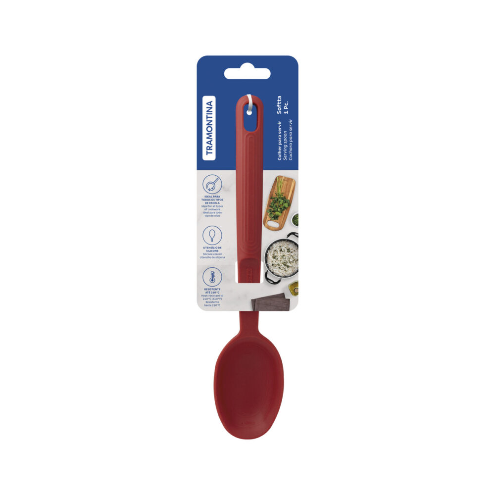 Softta Red Silicone Serving Spoon - Image 7