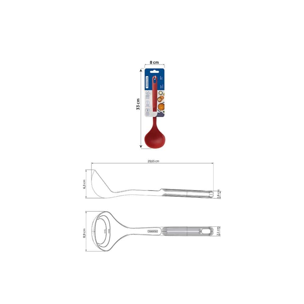 Softta Red Silicone Ladle - Image 8