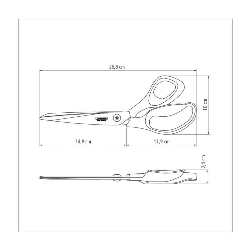 10" (25cm) Sewing Scissors Supercort - Image 3