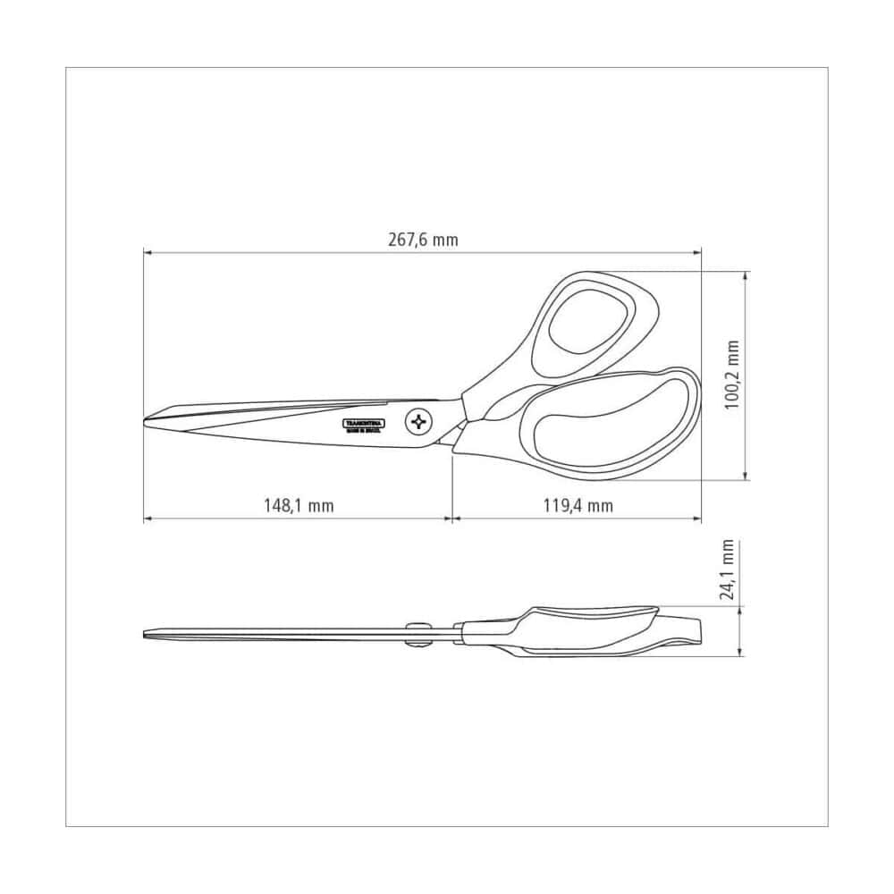 10" (25cm) Sewing Scissors Supercort - Image 4