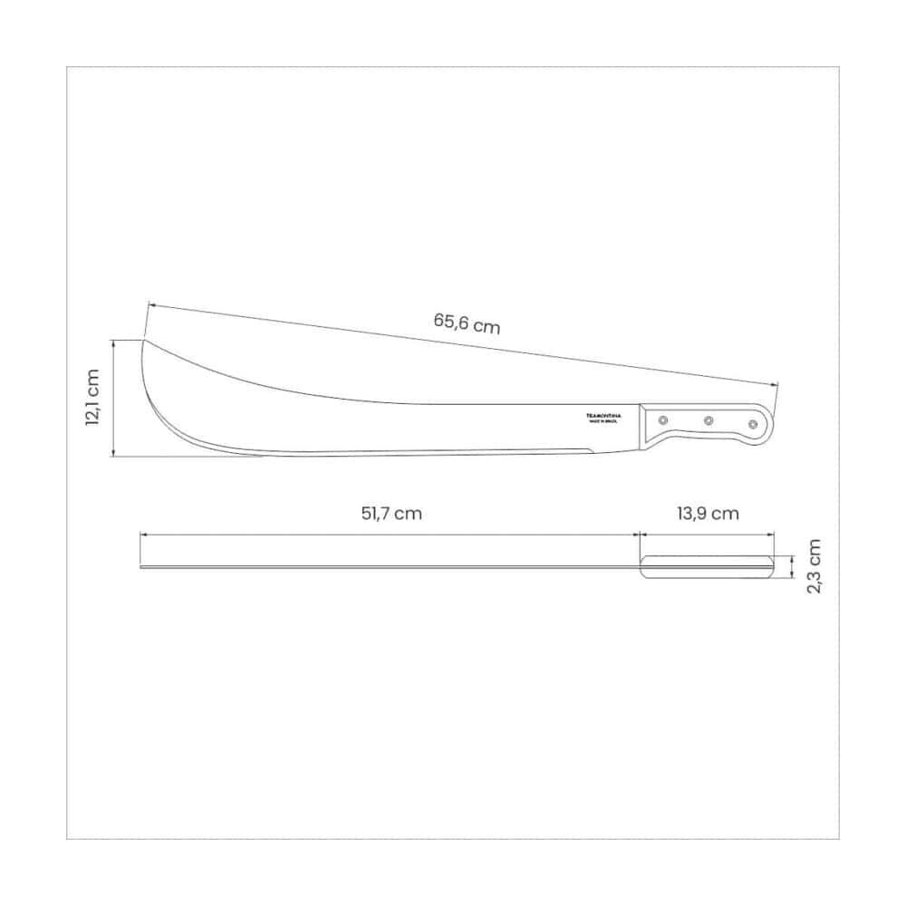 20" (51cm) Machete - Image 2