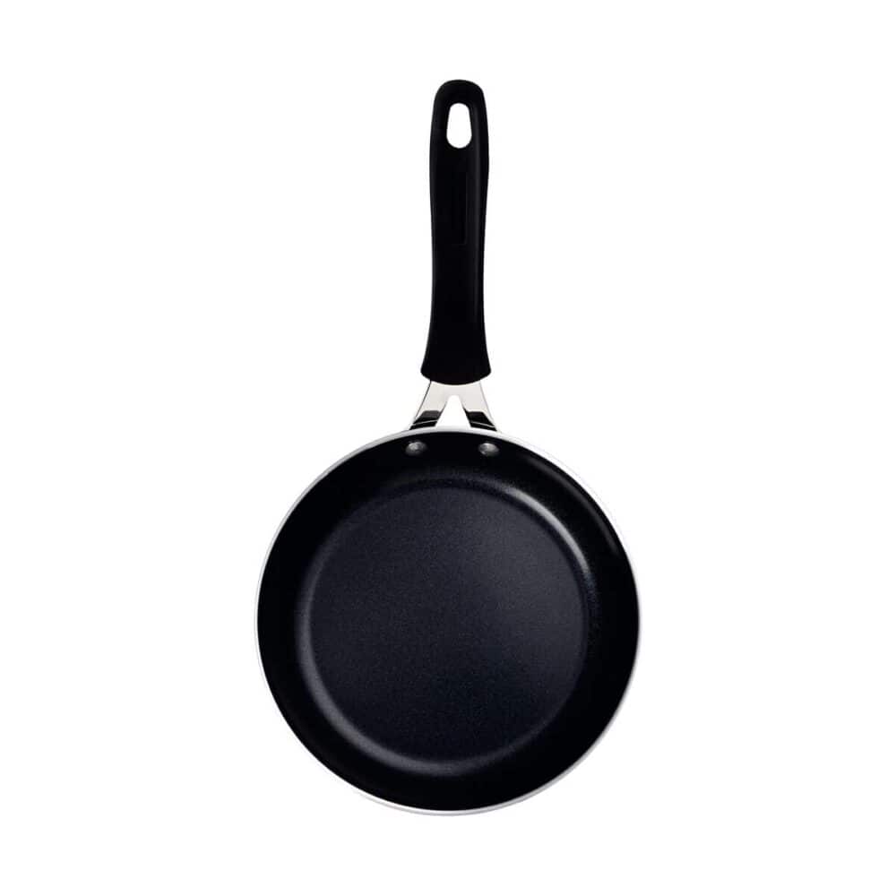 Tunis Aluminium Frying Pan with Ceramic Interior Coating and Silicone Exterior, Mediterranean Blue, 24 cm, 1.6 L - Image 3