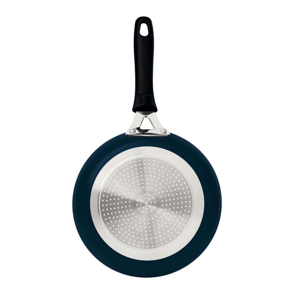 Tunis Aluminium Frying Pan with Ceramic Interior Coating and Silicone Exterior, Mediterranean Blue, 28 cm, 2.3 L - Image 2