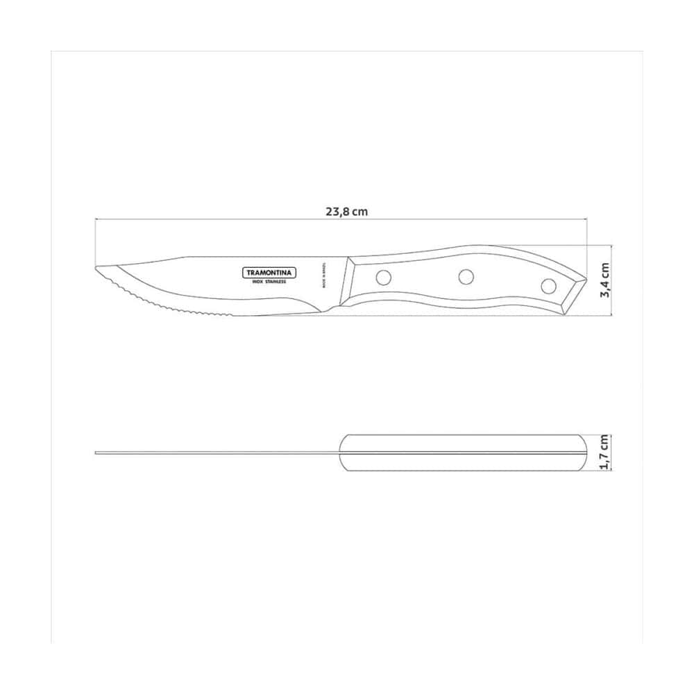 5" (13cm) Jumbo Steak Knife - Image 3