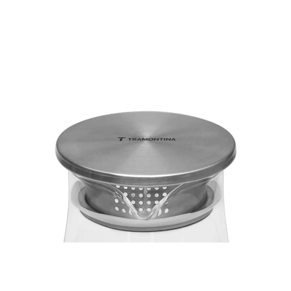 Borosilicate Glass Jar Tramontina with Stainless-Steel Lid 1.8 L - Image 2