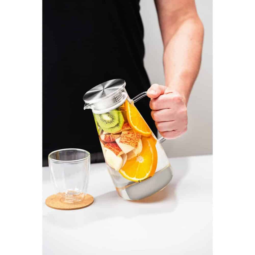 Borosilicate Glass Jar Tramontina with Stainless-Steel Lid 1.8 L - Image 6