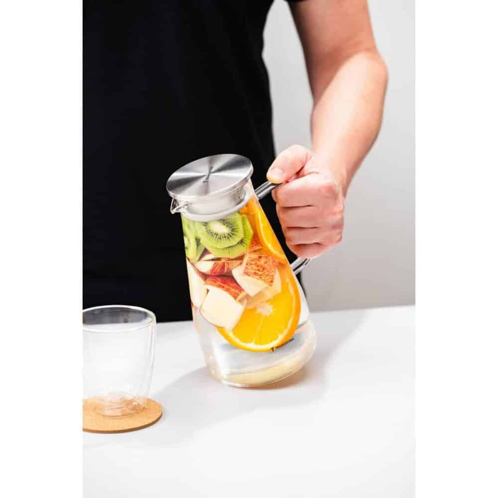 Borosilicate Glass Jar Tramontina with Stainless-Steel Lid 1.8 L - Image 7
