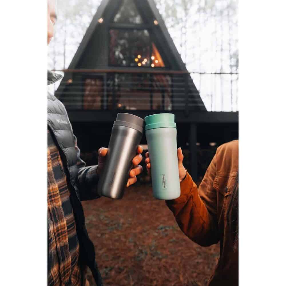 Tramontina Stainless-Steel Thermo Cup with 360º Spout, 460 ml - Image 9