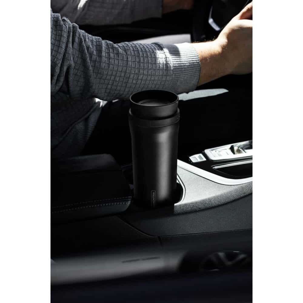 Tramontina Black Stainless Steel Thermo Cup with 360º Spout, 460 ml - Image 9