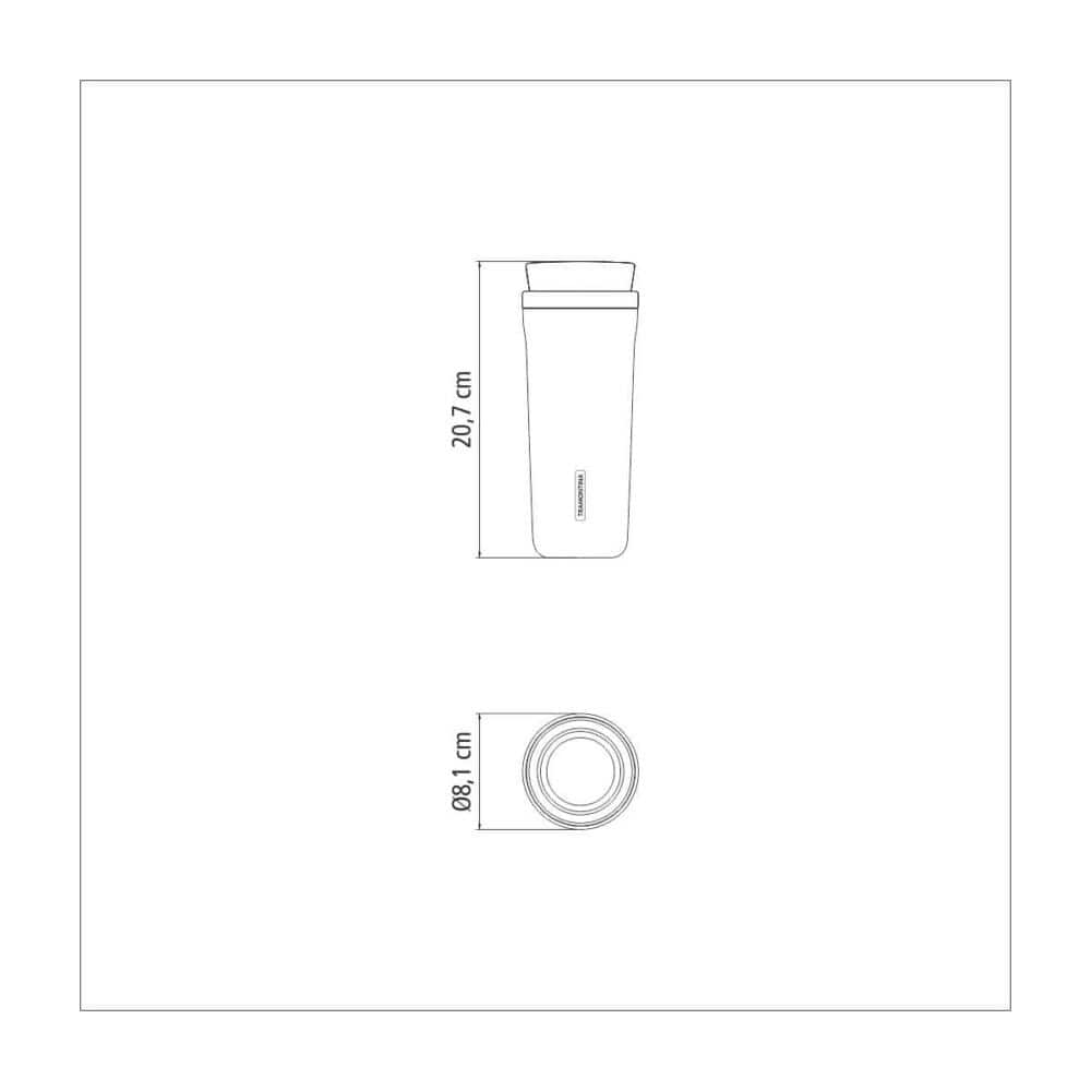Tramontina Green Stainless Steel Thermo Cup with 360º Spout, 460 ml - Image 19