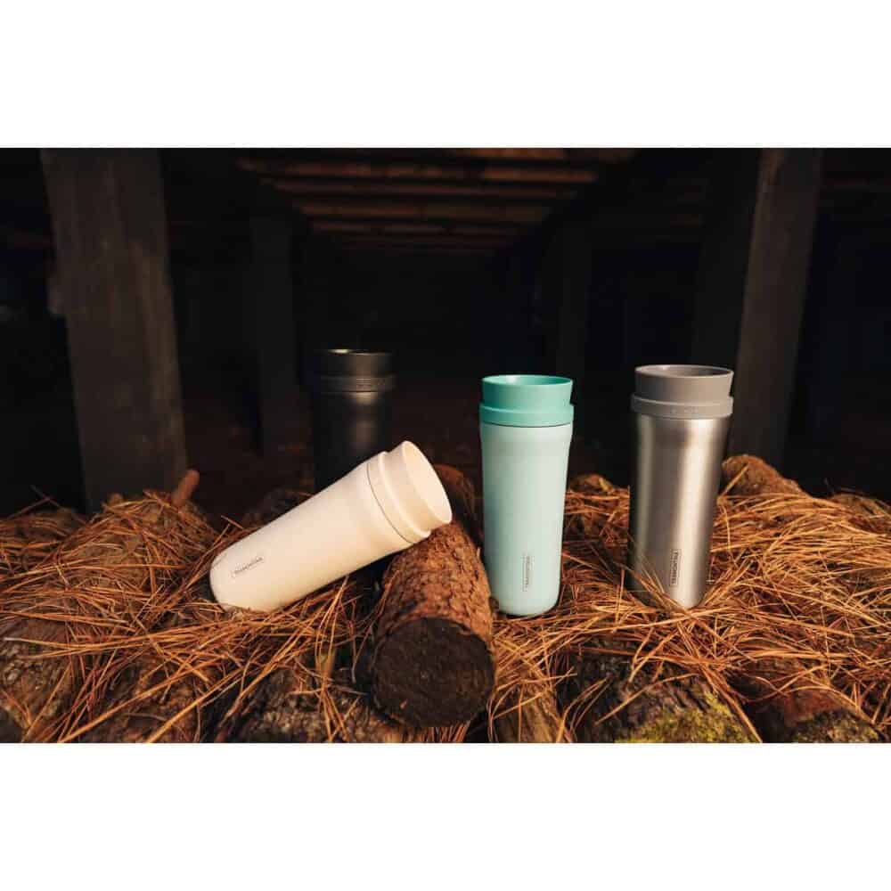 Tramontina Green Stainless Steel Thermo Cup with 360º Spout, 460 ml - Image 17