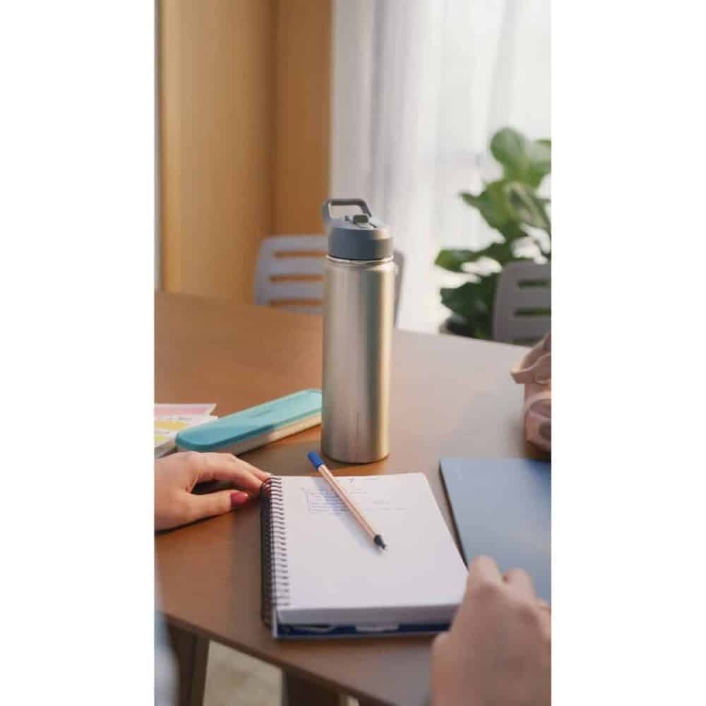 Tramontina 650 ml Stainless Steel Thermal Bottle with Straw - Image 14