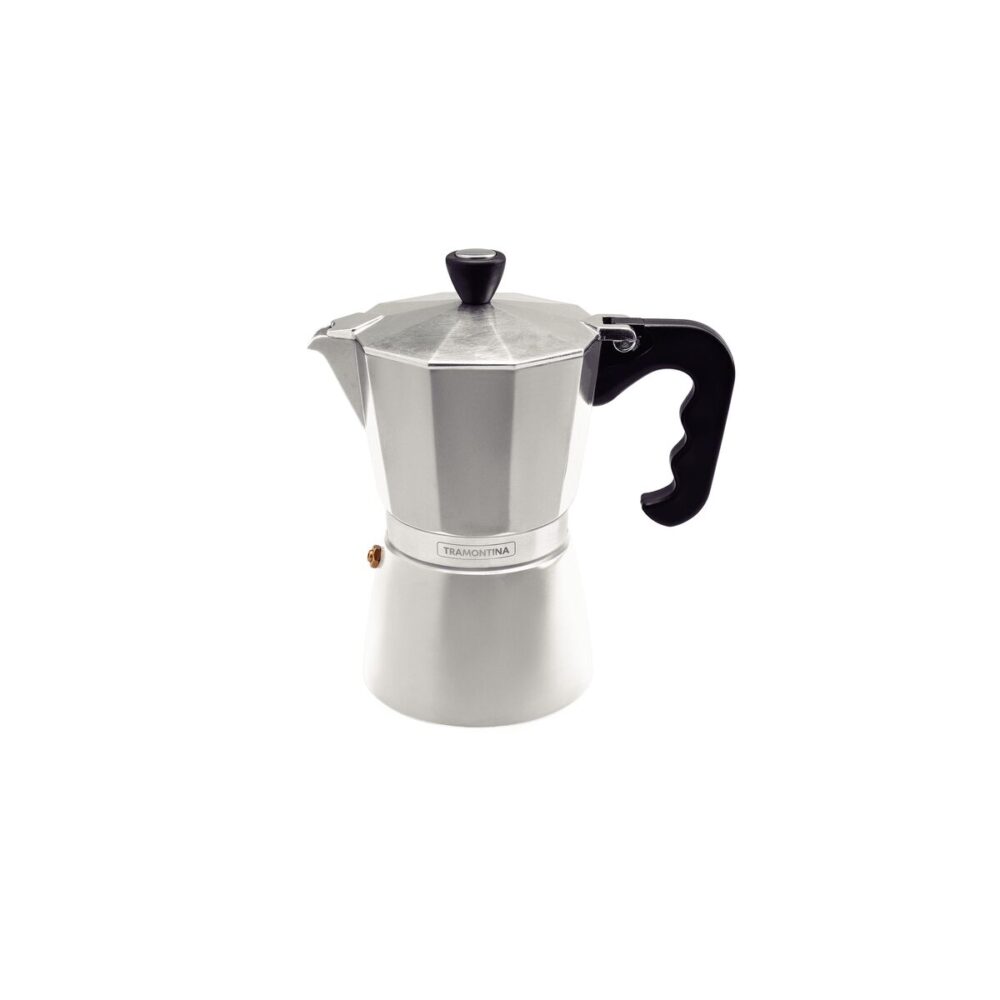 320-ml Aluminium Italian Espresso Pot with Nylon Handle
