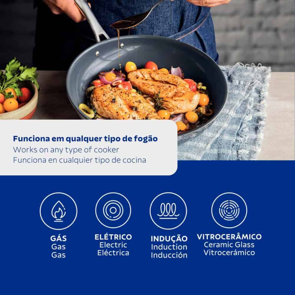 Grano Frying Pan with ceramic coating 30cm - 3,40lt - Image 2