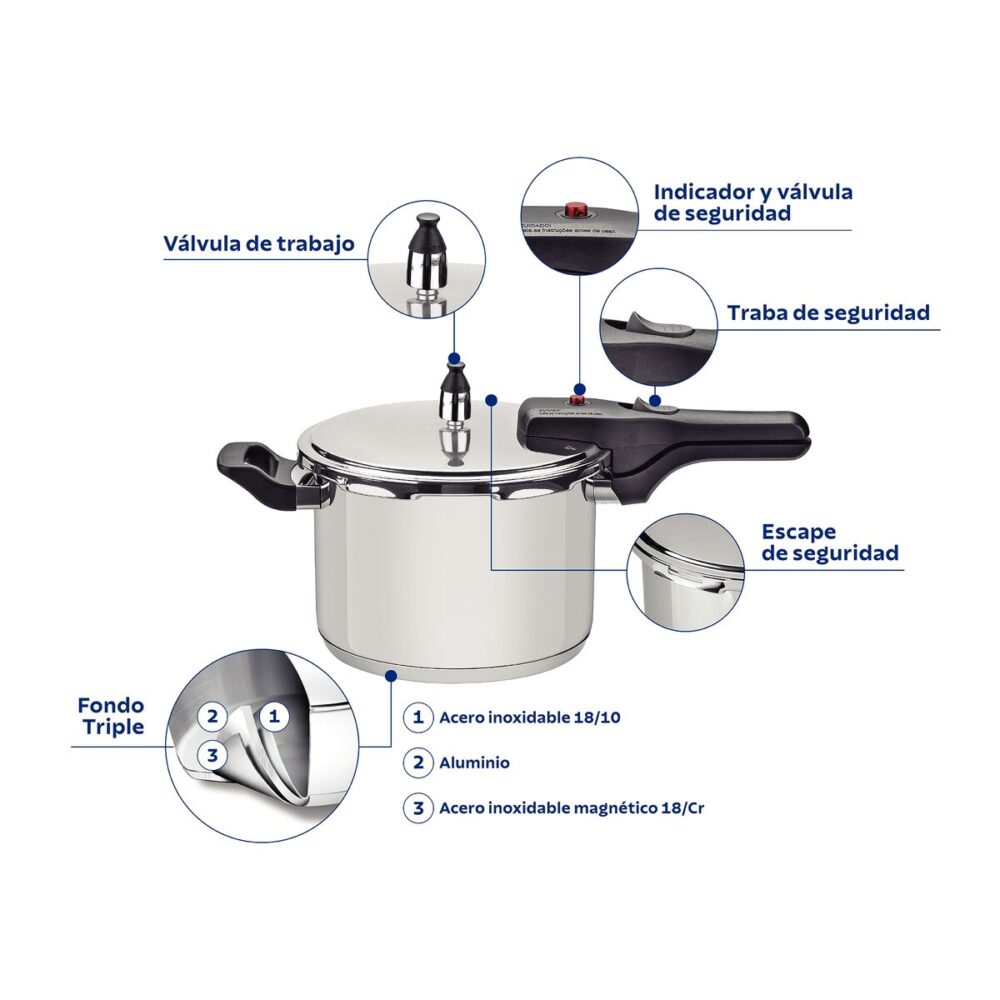 Pressure Cooker 22cm, 6l - Image 3