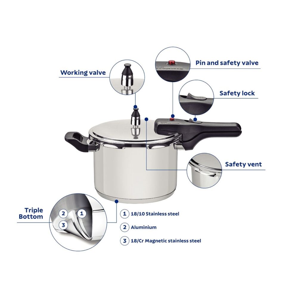 Pressure Cooker 22cm, 6l - Image 5