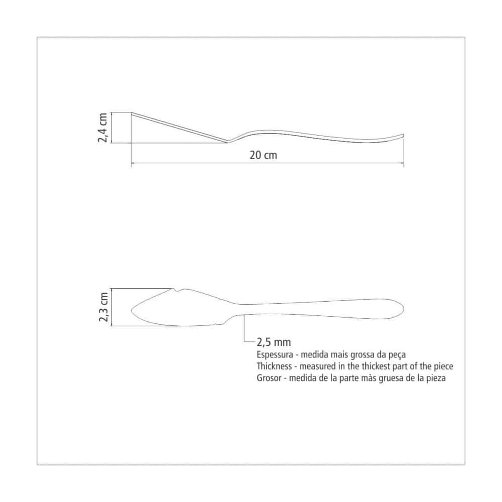 12pc. Fish Knife - Satri (18/0) - Image 4