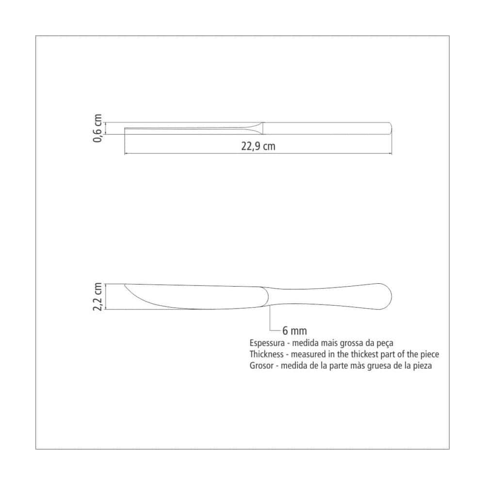 12pc. Steak Knife - Zurique (18/0) - Image 2