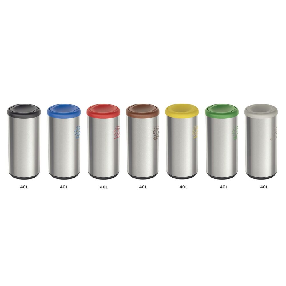 Stainless Steel Bin 40L Scotch Brite finish - Image 2