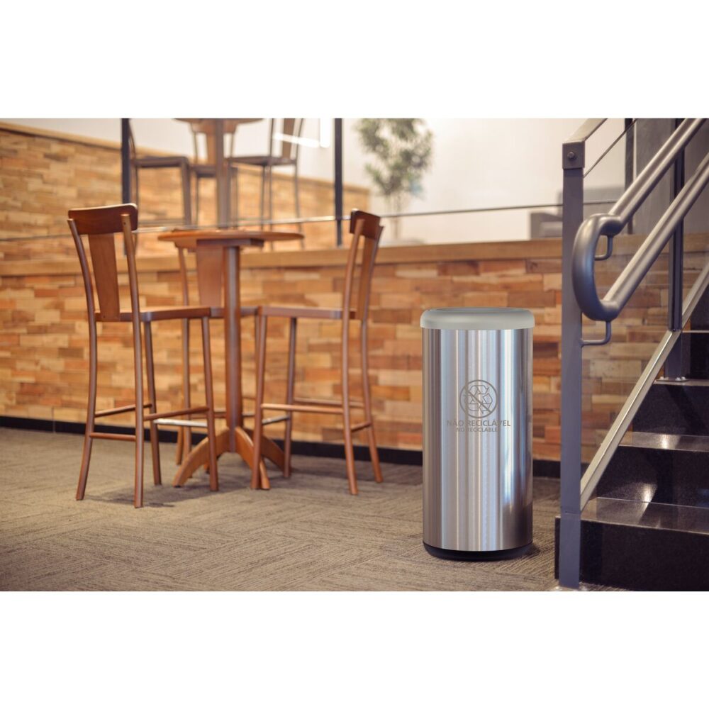 Stainless Steel Bin 40L Scotch Brite finish - Image 5