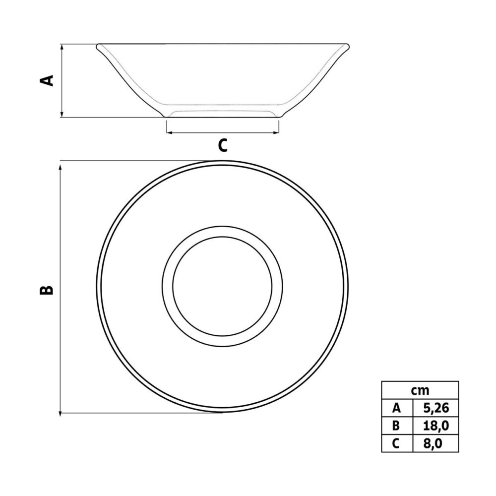 Bowl 18 cm - Bruma - Image 5