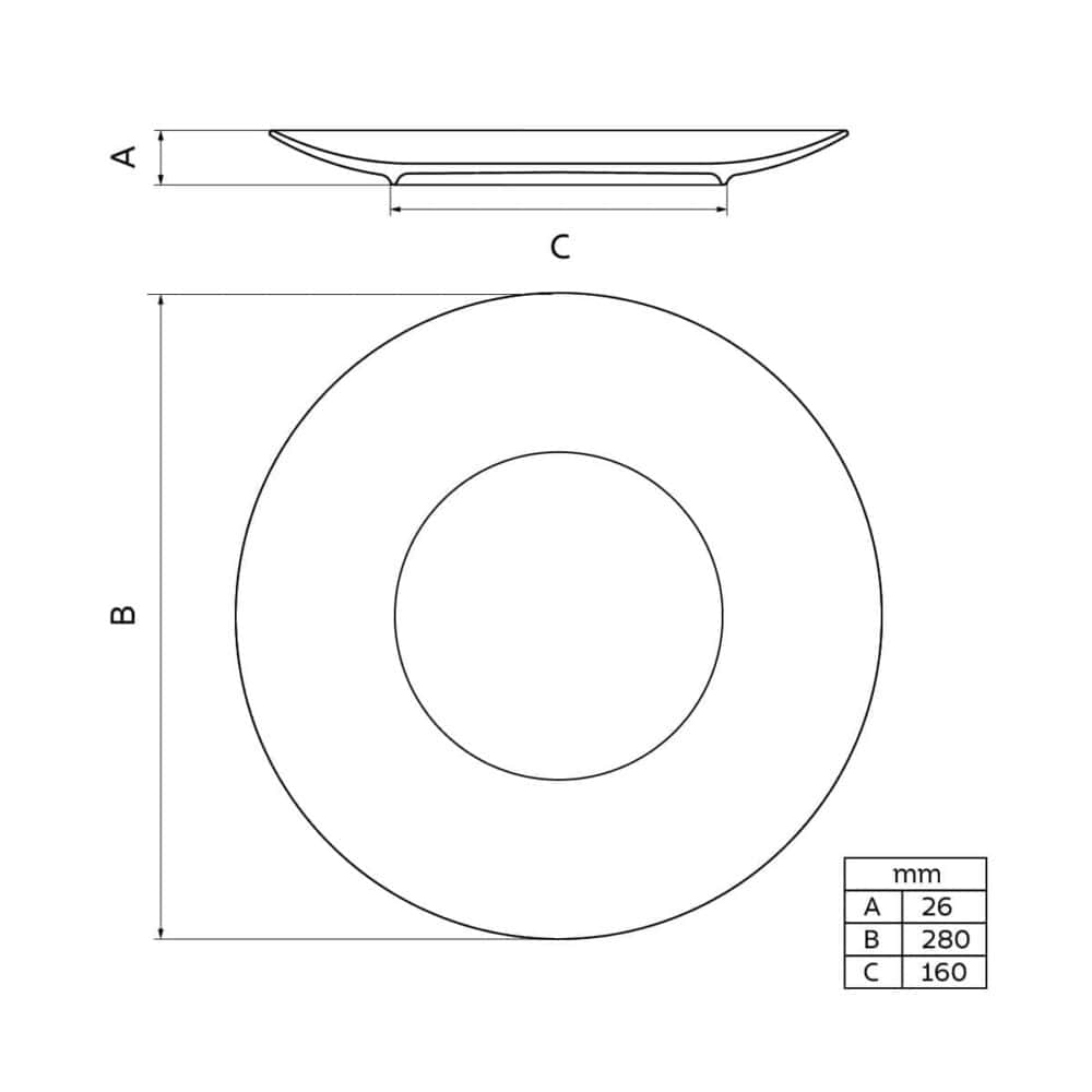 Dinner Plate 28 cm - Bruma - Image 6