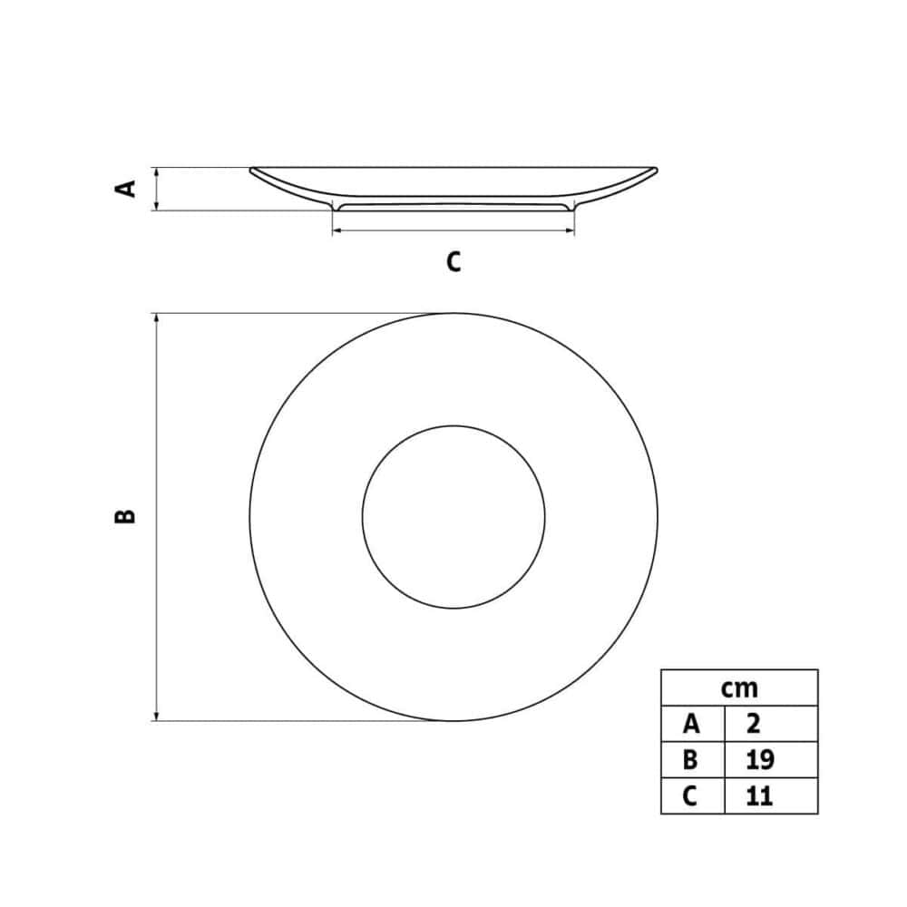Dessert Plate 19 cm - Bruma - Image 5